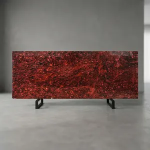 Top Selling Ferrari Red Granite Natural <b>Stone</b> Slabs Premium Durable Building Material for Residential Commercial - Product Image 2