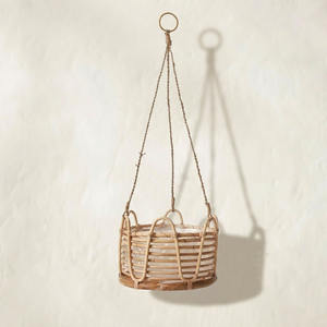 Maceta colgante de ratán estilo bohemio, económica, para plantas de jardín, cesta para plantas verdes, soporte para macetas - Product Image 3