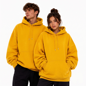 Fabricant de sweats à capuche personnalisés unisexes, sweats à capuche épais et surdimensionnés de haute qualité en coton, sweats à capuche unisexes épais et surdimensionnés - Product Image 5