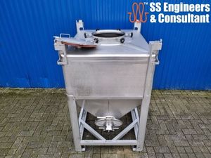 ถัง IBC สแตนเลสพร้อมเครื่องยนต์ PLC และเกียร์ |   ระบบจัดการของเหลวอุตสาหกรรม 380V 20-65kW กำลังการผลิต 1000 กก./ชม. - Product Image 5