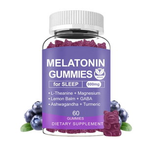 เมลาโทนินแบบกัมมี่ ช่วยให้นอนหลับสบาย พรีเมียม ผลิตภัณฑ์เสริมอาหารแบบเคี้ยวได้ เมลาโทนินแบบกัมมี่ ช่วยให้นอนหลับสบาย รับผลิตแบบฉลากส่วนตัว - Product Image 1