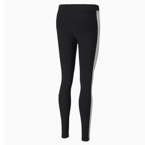 Leggings noirs taille haute avec bandes latérales blanches, tricotés sans couture, longueur intégrale, pantalon de sport pour femme, vêtements de sport - Product Image 4