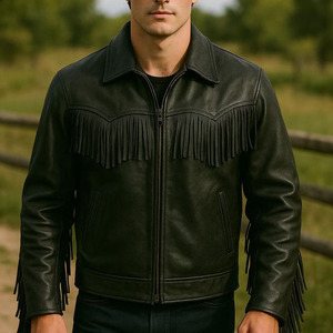 เสื้อแจ็คเก็ตหนังชายคุณภาพสูงจากโรงงานโดยตรงของ Comfortex International พร้อมซิปปิด ขนาดใหญ่พิเศษ สั่งตัดได้ - Product Image 1