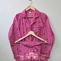 Setelan Piyama Wanita 2 Potong Bahan Rajut Cetak Flock Mewah Elegan 100% Katun untuk Musim Semi, Panas, dan Gugur, Lembut, Bernapas, Cepat Kering, Panjang