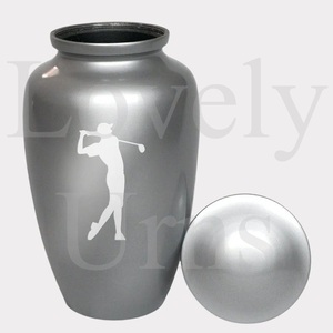 Golf Swing Cremation Urn <b>for</b> Human <b>Ashes</b> Memorial Funeral Urn Decorative <b>Keepsake</b> <b>Ash</b> Container Sports Theme - Product Image 3