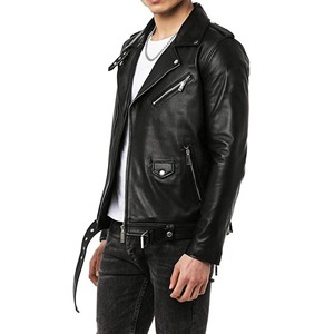 Blouson décontracté grande taille en similicuir PU avec fermeture éclair, finition teinte/délavée, col montant personnalisé, imperméable et respirant, service OEM pour l'hiver - Product Image 6