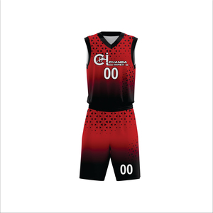 Uniformes de basketball pour hommes de qualité professionnelle, respirants, 100% polyester, sans manches, col en V, grandes tailles, logos personnalisés, transfert thermique/sublimation - Product Image 4