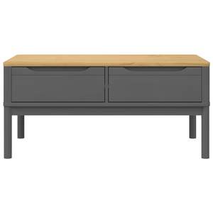 Tavolino da Caffè in Legno di Pino Massiccio Grigio 39 X 21.9 X 17.7 Pollici Design Elegante per Arredamento Casa - Product Image 5