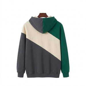 Sweat à capuche personnalisé pour homme, design uni avec logo frontal, en polaire polyester/coton respirant, décontracté - Product Image 2