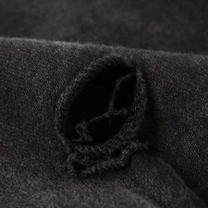 Sweat à capuche pour homme 100% coton écologique, coupe ample, effet délavé, imprimé numérique, streetwear décontracté d'hiver - Product Image 4