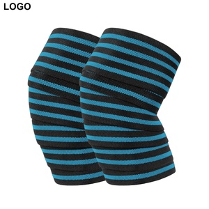 Rodillera antideslizante suave transpirable de algodón con logotipo personalizado, cómodo soporte de compresión para gimnasio y levantamiento de pesas con color personalizado - Product Image 6