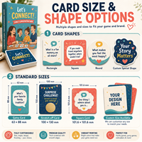 Jeux de cartes de haute qualité, jeux de société, cartes personnalisées imprimées, jeux de cartes pour adultes, famille, couple, jeux de cartes à boire, ensemble de boîtes de jeu