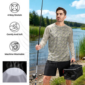 เสื้อตกปลาคุณภาพสูงราคาถูก บริการ OEM เสื้อตกปลาแบบใหม่มาแรง - Product Image 6