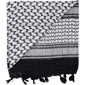 ผ้าพันคอผ้าฝ้ายขนาด 110x110 ซม. สำหรับเดินป่า ผ้าพันคอแบบยุทธวิธี ผ้าพันคออาหรับ เชมากห์ ผ้าพันคอพู่ห้อยสำหรับผู้ชาย ผู้หญิง ผ้าพันคอแบบยุทธวิธีสำหรับผู้ชายและผู้หญิง - Product Image 4