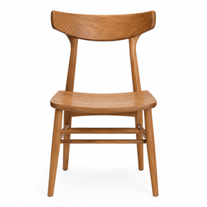Chaise de salle à manger en teck massif de style scandinave moderne |   Chaise de salle à manger artisanale, imperméable et écologique pour l'hôtellerie et l'extérieur - Product Image 1