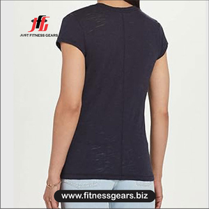 Women's Slim Fit O-Neck Short Sleeve <b>T</b>-<b>Shirt</b> Solid Color Breathable Knitted Polyester Casual Wear Spring Summer - Product Image 2