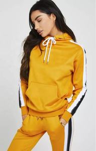 Conjuntos Deportivos de Invierno con Capucha para Mujer, Trajes de Algodón y Elastano, Gran Venta 2022, Personalización con Logotipo Bordado - Product Image 2