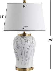 Luxury Curved Marble <b>Table</b> Lamp With Sculpted Silhouette And Premium Ambient Lighting For Sophisticated Modern Living Spaces - Product Image 6
