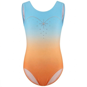 Leotardos de Gimnasia para Niñas de Manga Larga con Colores Personalizados al por Mayor, con Pedrería Impresa por Sublimación, Servicio OEM de Alta Calidad - Product Image 5