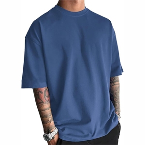เสื้อยืดแขนสั้นทรงหลวมโอเวอร์ไซส์สำหรับผู้ชาย ผ้าคอตตอน 100% คุณภาพสูง น้ำหนัก 230 กรัม ผ้า Worsted อย่างดี ป้องกันการเป็นขุย - Product Image 3
