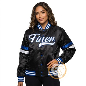 Chaqueta universitaria personalizada Zeta Phi Beta, ropa de hermandad, cresta bordada de satén transpirable de alta calidad y letras más finas para mujer - Product Image 1