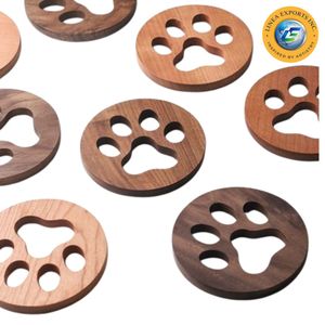 Linea expoRes inc Natural Wood Walnut Coasters Eco-Friendly Country Style <b>Epoxy</b> <b>Resin</b> Natural Wood for Stylish Functional <b>Table</b> - Product Image 4