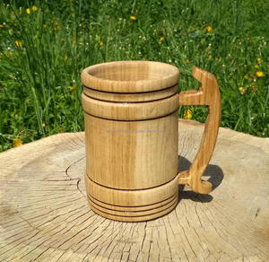 Taza de Café de Madera Hecha a Mano, Taza de Espresso de Madera Natural, Taza de Té Ecológica para Agua, Leche, Jugo, Diseño Rústico por FWE - Product Image 3