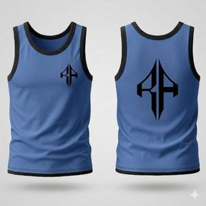 Style décontracté, qualité supérieure, design personnalisé, technique d'impression, matière 100% coton, débardeur pour homme par RIVIAN ATLANTIC - Product Image 1