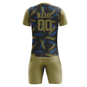 Men Custom Soccer Jersey with Name Number American Football Uniform Youth Soccer Wear <b>Sets</b> 2026 Mesh Football Wear kIt - Product Image 2