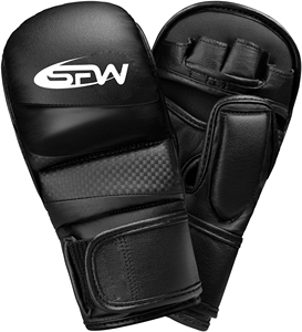 Unisex Synthetic Leather Breathable <b>Moisture</b> Wicking Martial Arts Kickboxing Boxing <b>Gloves</b> Open Palms for Muay Thai Training - Product Image 1
