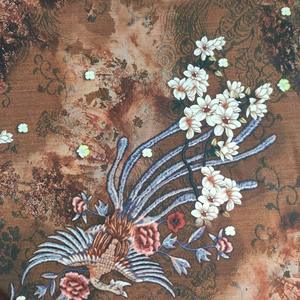 50D Swam lavorato a maglia 50D 87 poliestere 13 spandex tessuto stampa digitale tessuto floreale stampato personalizzato vestiti Swam - Product Image 5