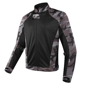 Veste de moto en Cordura avec design camouflage et logo personnalisé pour homme et femme, couleur personnalisable, veste de tourisme résistante à l'eau - Product Image 1