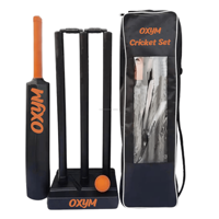 Ensemble de plage de cricket en plastique indien pour enfants jouant au jeu de sport Kit de cricket Logo personnalisé ensemble de cricket d'arrière-cour de plage