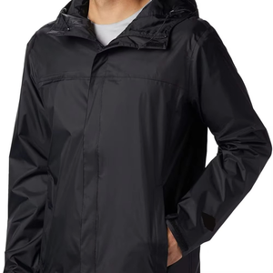 Performance Style Rain <b>Jacket</b> with Windproof Seamless Fabric Breathable Inner Layer and Adjustable Fit Men's <b>Jackets</b> - Product Image 5