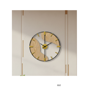 <b>Metal</b> wall <b>clocks</b> for antique home decor with silent sweep movement and elegant numbers for wall decoration use - Product Image 3