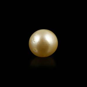 Perle dorée lâche de 4,28 carats, magnifique pierre précieuse pour bijoux fins - Product Image 1