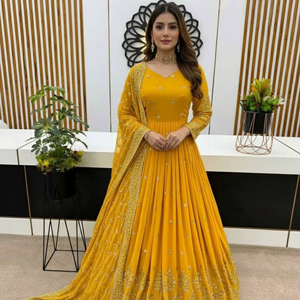 Ramdev Trading - Kurta/Kurti de Seda Pesada de Estilo Moderno de Secado Rápido para Mujer, para Bodas/Fiestas/Ocasiones de Diwali, para Todas las Temporadas - Product Image 1