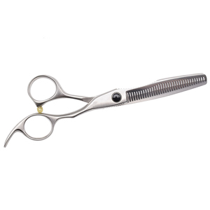 Tijeras de Peluquería de Acero Inoxidable para Adelgazar el Cabello, Rectas, Plateadas, de 6 Pulgadas, para Salón de Belleza - Product Image 5