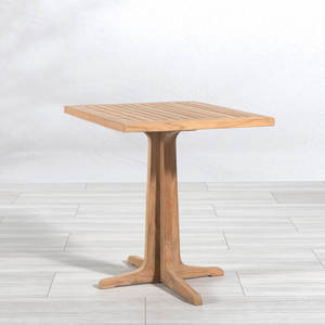 Meilleures ventes - Table à manger en teck moderne et minimaliste, assemblée pour une utilisation en extérieur dans les villas et l'hôtellerie - Product Image 3