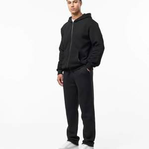 OEM Cotton Tracksuit Cotton Fleece Sweatsuit Factory Direct Production with Low MOQ Support - Product Image 2