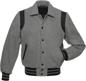 Veste universitaire pour homme la plus vendue, nouveau style, 100 % laine, haute qualité, personnalisée, hiver, décontractée, coupe-vent, grande taille, brodée - Product Image 1