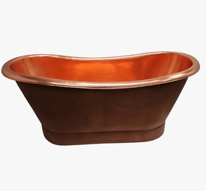 Elegant Hammered Copper Bathtub Luxury Freestanding Bathroom Tub at Best Price - Product Image 6