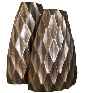 Classic Flower <b>Vases</b> <b>Set</b> of 2 for Home Tabletop Ware Wedding Party Flower Pots Decorative Modern Design Metal Plant Flower <b>Vases</b> - Product Image 1