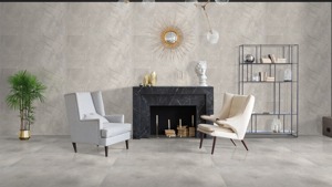 Luxury PORCELAIN Interior Wall and <b>Floor</b> Tiles 600x1200 mm Modern Design <b>MATT</b> Marble LOOK Tiles for Living Room - Product Image 5