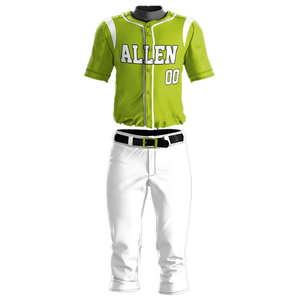 Customized <b>Baseball</b> Uniform with Latest Design Custom Jersey Sleeve Sports Stitched Breathable Practice Set - Product Image 4