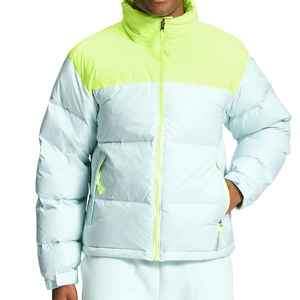Veste matelassée pour homme, col montant, style streetwear, tissu coupe-vent, vente chaude, logo personnalisé, service OEM, haute qualité - Product Image 1