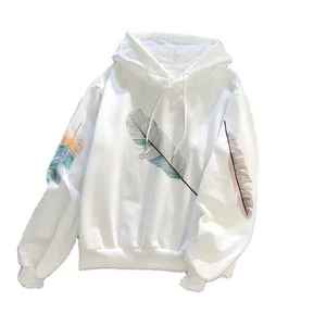 Sudadera con Capucha de Verano para Mujer, Diseño de Mariposa Sublimado, Estilo Casual, Holgado y Cómodo, a la Moda - Product Image 2