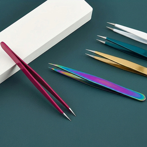Pinzas para Cejas con Punta de Acero Sostenible y Logotipo Personalizado, Pinzas para Cejas con Punta de Fibra para un Acabado Cómodo - Product Image 4