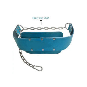 Cinturón de Cuero Personalizable para Levantamiento de Pesas con Cadena de Acero, Equipo de Ejercicio para Gimnasio, Cinturón con Peso para Entrenamiento Profundo - Product Image 2