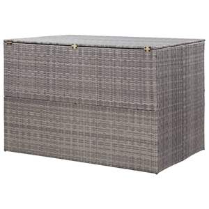 59.1 grigio "x 39.4" x 39.4 "scatola portaoggetti in Poly Rattan - Product Image 3
